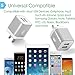 USB Wall Charger, Power-7 2-Pack (2.1 Amp) Power Universal Dual Port USB Charger Plug Cube for iPhone 7/7 Plus, 6/6S Plus, 5S/5, iPad, Samsung Galaxy S7/S6/S5/S4, LG, HTC, Nexus, Nokia and More