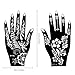 Lady Up 10 Sheets Henna Tattoo Stencils Temporary Tattoo Temples Set Indian Arabian Tattoos Reusable Stickers Stencils Body Art Designs for Hands