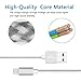 iPhone Cable,Aonsen 4Pack 3FT 6FT 6FT 10FT Charging Cord Nylon Braided - USB Lightning Cable Charger for iPhone 7,SE,5,5s,6,6s,6 Plus,iPad Air,Mini,iPod(Silver & Grey)