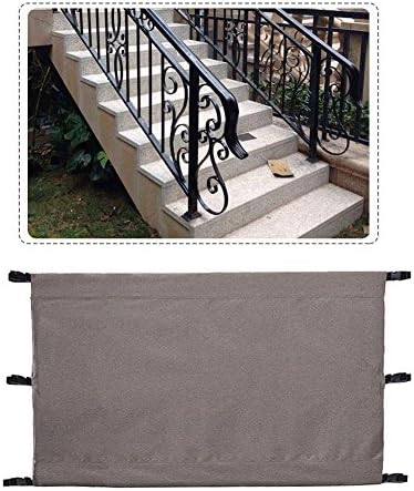 YOOMIKA Baby and Pet Gate,Banister-to-Banister Guard Fence Backyard Deck Fence Staircase Protective Kid's Home Room/Pet Door Safety Guard,Regular 36''-42''