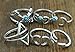 WellieSTR 38 Pieces Turkish Arrow Moon Turquoise Joint Knuckle Nail Midi Ring Set Boho Ring Set