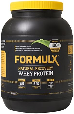 GrassFed Non-GMO Whey Protein Isolate, 5 grams of BCAAs, Gluten-Free, Soy-Free, Formulx, Vanilla