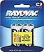Pack Of 2 Rayovac 814-2F C2 C-2 Size C Alkaline Disposable Battery Batteries