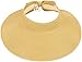 Womens Sun Hat Wide Brim Hats for Women Straw Sun Visors Roll Up Beach Hats for Women with Ponytail Beige