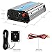 GIANDEL 1200Watt Power Inverter 12V DC to 110V 120V AC with 20A Solar Charge Controller Remote Control Dual AC Outlets & USB Port for RV Truck Solar System