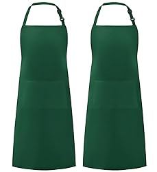 Syntus 2 Pack Adjustable Bib Apron Waterdrop