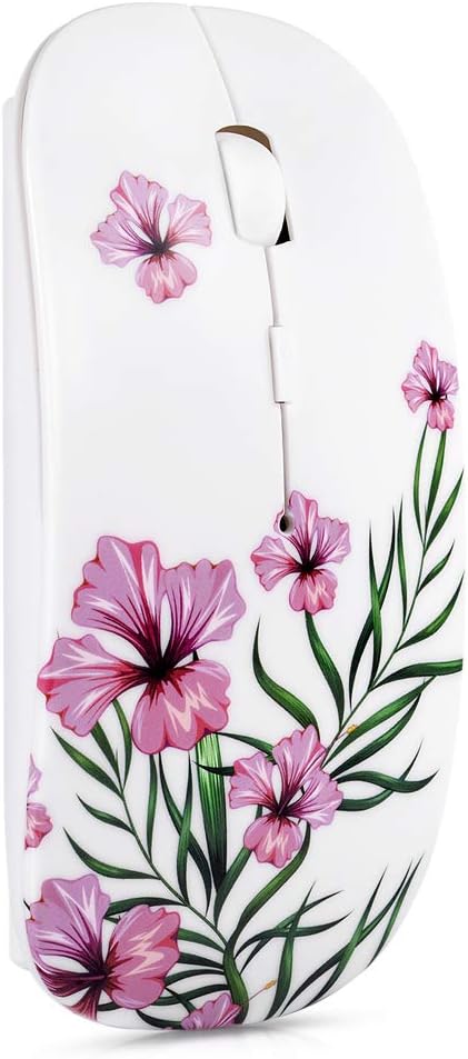 2.4G Slim Wireless Mouse with Nano Receiver, Portable Mobile Optical Mice for Notebook, PC, Laptop with Windows System