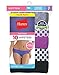 Hanes Women's 10 Pack Cotton Hipster Panty, Assorted, 9