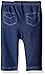 BON BEBE Baby Boys' 2 Piece Longsleeve Collared Shirt with Denim Pant, Basketball Orange, 6-9 Months