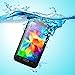 Galaxy S5 Waterproof Case, iThrough Waterproof, Dust Proof, Snow Proof, Shock Proof Case with Touched Transparent Screen Protector, Heavy Duty Protective Carrying Cover Case includes a 3.5mm AUX Cable for Galaxy S5 (Black)