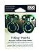 T-Ring Hooks (TM), Paracord Tension Camp Hooks, 2-Pack, by Outdoor Use Only (TM) (green)