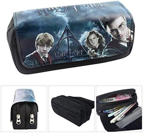 Lcrystal Harry Potter Stationary Pencil Holder Bag, Packing Organizer, Cosmetic Bag, Animation Purse