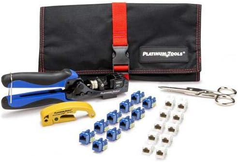 Platinum ToolsXpress Jackkeystone Termination Kit Box (90175)