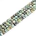 HAAMIIQII 60pcs 6mm Natural African Turquoise Stone Beads Round Loose Gemstone Beads for Jewelry Making Strand 15 Inch