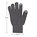 Bodvera Winter Touchscreen Warm Wool Lined Knitted Gloves for Men/Women- Texting for Smartphones
