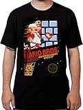 Men's Nintendo Cartridge Art Super Mario Brothers T-Shirt
