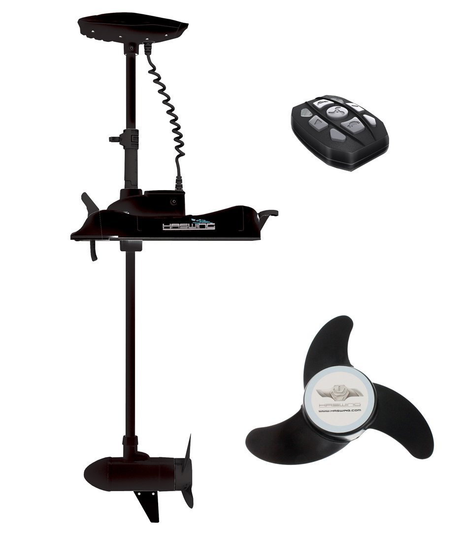 Haswing Cayman B 55lbs 12V Bow Mount Electric Trolling Motor w/Remote Buy Online in United Arab