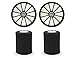 Fette Filter - Pet Hair Eraser Lift-Off Compatible with Bissell 20871 & 2087. Compare to Part # 1612637 & 1612631. (Pack of 2)