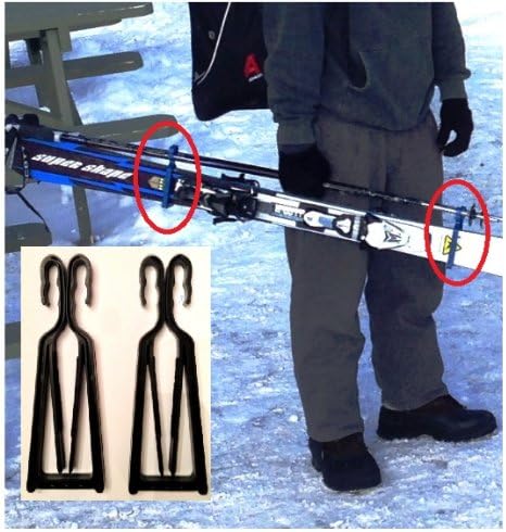 KlipSki - EASY Ski and Pole Carrier.4 Colors Available