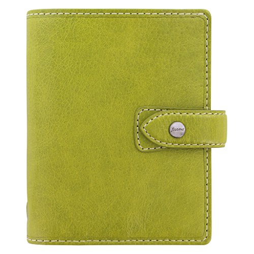 Filofax Malden Leather Organizer Agenda Calendar with DiLoro Jot Pad Refills (Pocket, 2019 Pear)