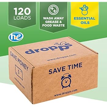 Dropps Dishwasher Detergent Pods (Lemon, 120)