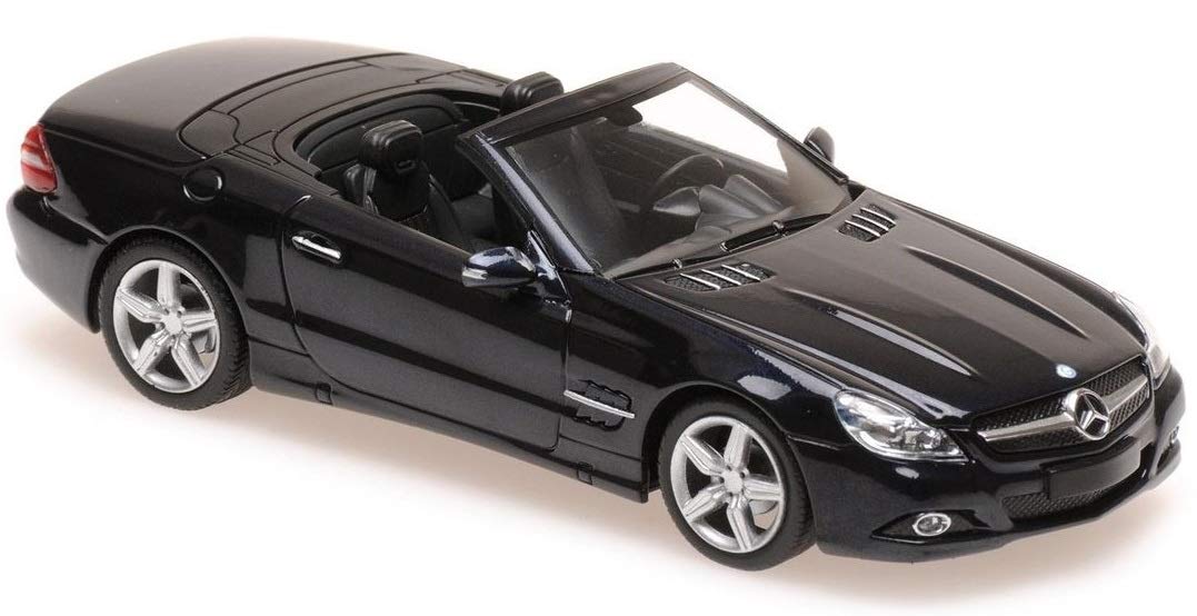 Maxichamps 1:43 2008 Mercedes-Benz SL-Class (R230) - Blue Metallic