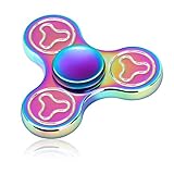 Fidget Spinner,HianDier EDC Tri-Spinner Fidget Toy Ultra Durable Stress Reducer Bearing Anxiety Relief Toys for ADD, ADHD Anxiety Autism Boredom Stress Focus Children and Adults - Colorful