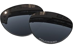OOWLIT Replacement Sunglass Lenses for Oakley Meta-HSTN OW8002 51mm Polarized