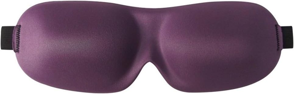 Luxury Patented Sleep Mask, Nidra® Deep Rest Eye Mask with Contoured Shape and Adjustable Head Strap, Sleep Deeply Anywhere, Anytime (Purple): Health & Personal Care