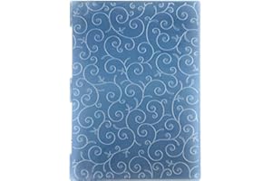 Kwan Crafts A4 Size Leaves Sprout Plastic Embossing Folders for Card Making Scrapbooking and Other Paper Crafts 29.7x21cm