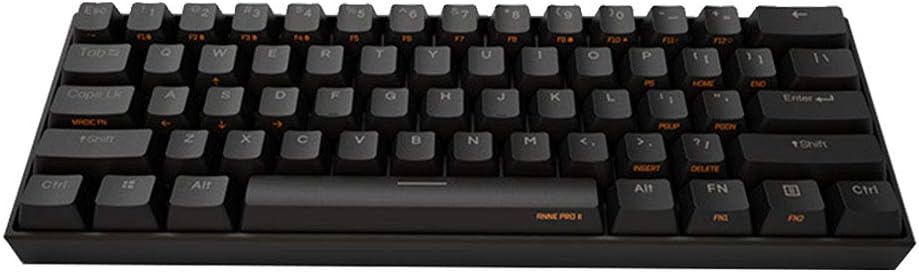 60% Mechanical Gaming Keyboard, 61 Keys RGB Backlit Wired/Wireless 4.0 Computer Keyboard for for iOS, for Windows, for Linux ect