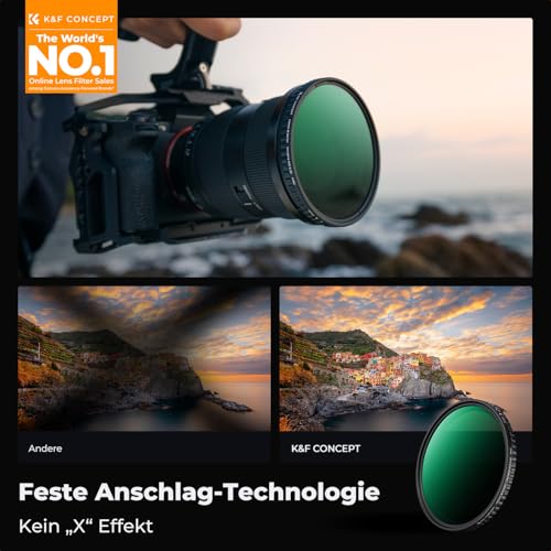 K&F Concept ND2-ND32 Neutral Density Filter