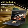 ASUS VivoBook M413DA Full HD 14 Inch Laptop (AMD Ryzen 7, 8 GB RAM, 512 GB SSD, Windows 10) Includes reversible USB 3.2…