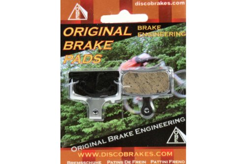 DiscoBrakes Disc Brake Pads Compatible with Shimano XTR BR-M615 BR-M666 BR-S700 BR-M785 BR-M985, 1 Pair with Spring