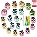Vegetable Cutter Shapes Set Mini Pie Fruit and Cookie Cutters Stamps Mold,Decorative Food for Kids Baking and Food Supplement Tools Accessories Crafts for Kitchen (Colorfull, 20pack)