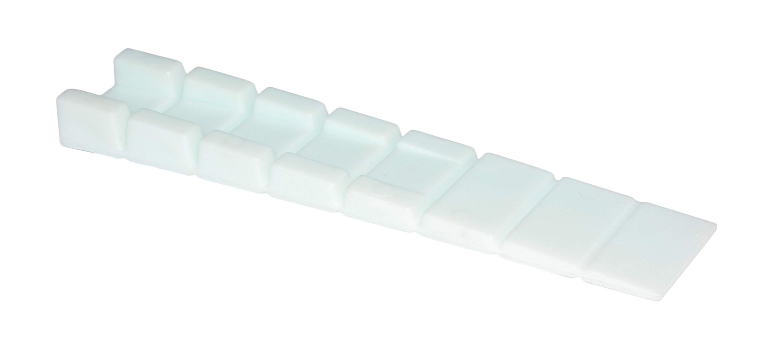 MO-Werkzeughandel ® Pack of 20 Plastic Furniture Wedges with 7 Predetermined Break Points White