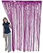 Super Z Outlet 3.2 ft x 9.8 ft Metallic Tinsel Foil Fringe Curtains for Party Photo Backdrop Wedding Decor (Light Purple)