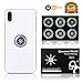 EMF Protection Cell Phone Shield Sticker Silver (6pc), Radiation Protection for - Cell Phone/Laptop/Computer/Tablet/WiFi/Router/iPad - EMF Radiation Protection for The Whole Family