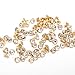 Surepromise 100pcs 7mm Diamante Diamond Clear Gold Crystal RIVET STUDS Rock Leather Bag