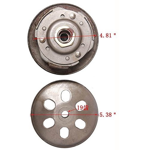 150cc Rear Clutch Assembly for GY6 150cc Engine Chinese Scooter Go Kart ATV