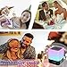BixMe Night Light Bluetooth Speaker, Bedroom Alarm Clock MP3 Player,Touch Control Bedside Lamp,Multicolor Changing Table Lamp,TF/SD Support,Best Christmas/Birthday Gift for Teenage Girls/Boys
