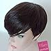 HOTKIS Short Human Hair Wigs Short Wigs Human Hair Pixie Cut Wigs for Black Women (SW806)