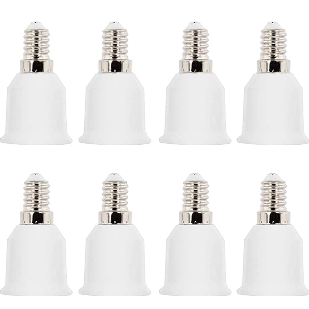 Screw Light Bulb Socket Holder,BETOY 8 PCS Bayonet BC Cap B22 to E27 ES Edison Screw Light Bulb Lamp Base Socket Converter [Indoor Use]Extender Adaptor Holder Fitting 220-240V Lamp Socket Converter