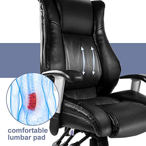 Smugdesk High Back Bonded Leather Executive Office Chair with