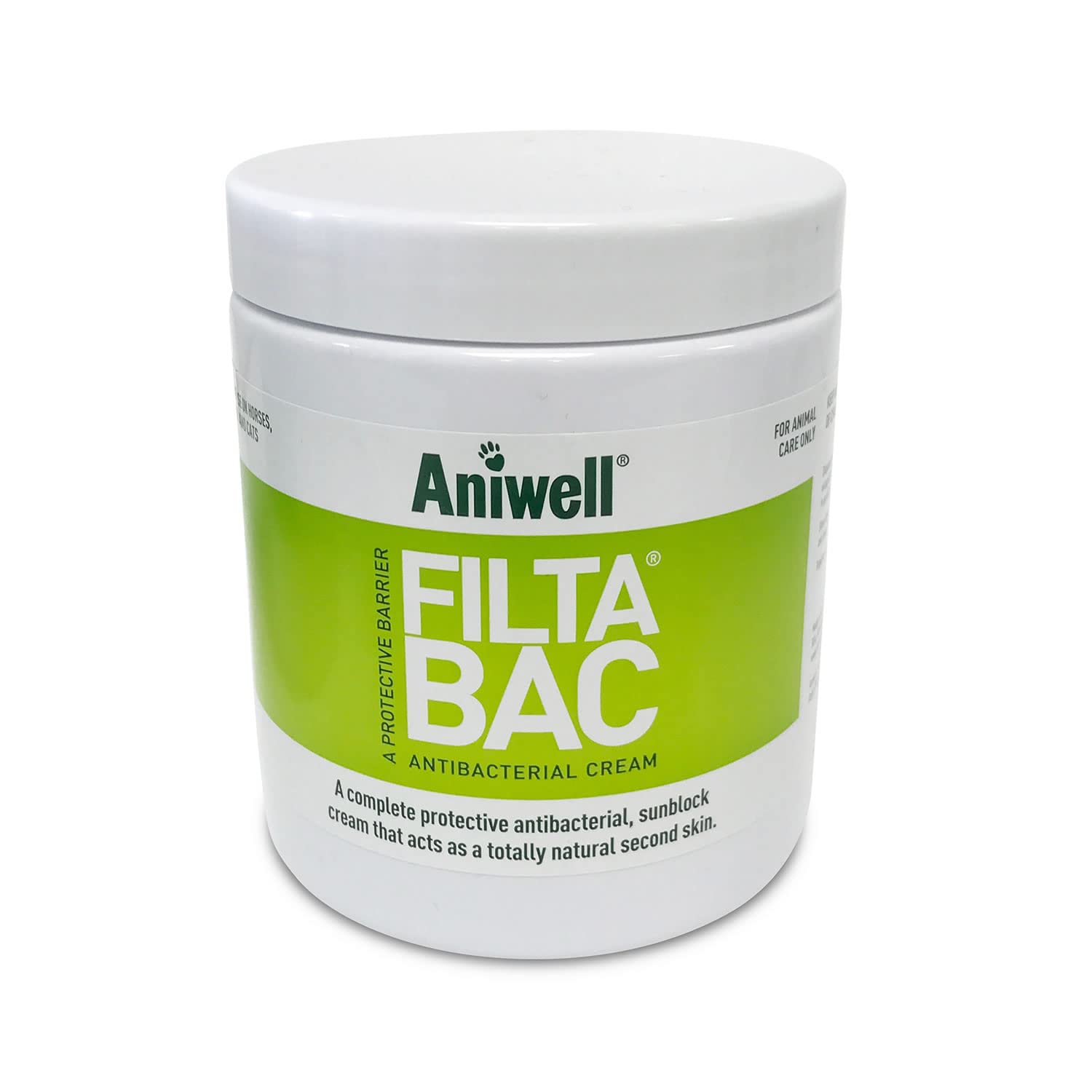 Aniwell Filtabac Antibacterial Cream with Sunblock x Size: 500g Tub