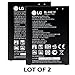 LG BL-44E1F 3080mAh EAC63320507 Battery for LG V20 H990 H990 H910 H918 LS997 US996 VS995 - in Non-retail Package (2-Pack)
