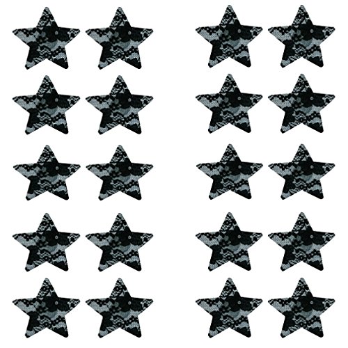 10 Pairs Black Adhensive Nipple Covers Disposable Breast Pasties Patels