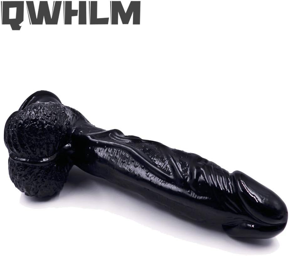 QWHLM Oversized Diameter 8inches Depth 6inches Odorless Black Shiruo7.8