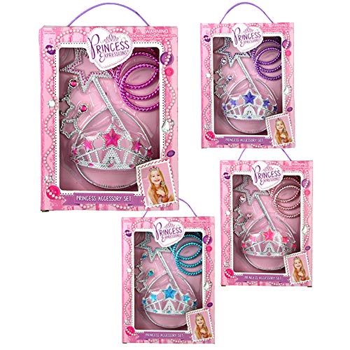 Expressions by Almar - Princess Dress Up Pack - 7PC Princess Accessory Set