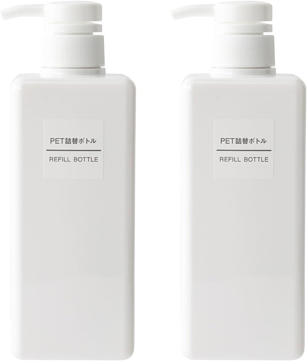 Moma Muji Refill Bottle 2 Pack, 600 ml (20.28 oz), Perfect